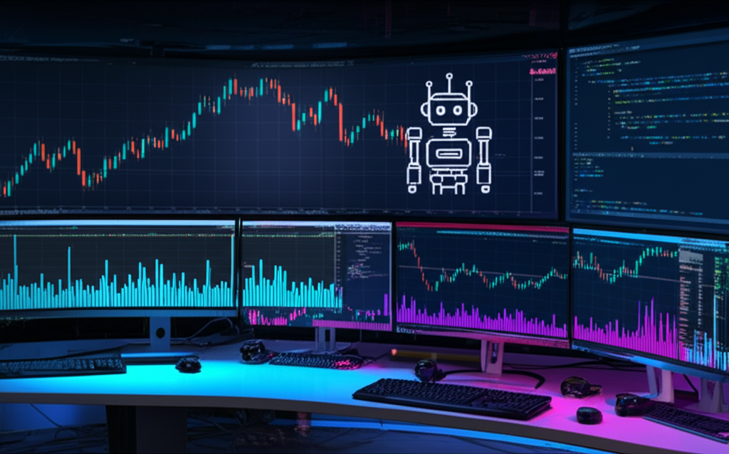 Ilustração de um robô de trading baseado em volume programado em MQL5 no MetaTrader 5